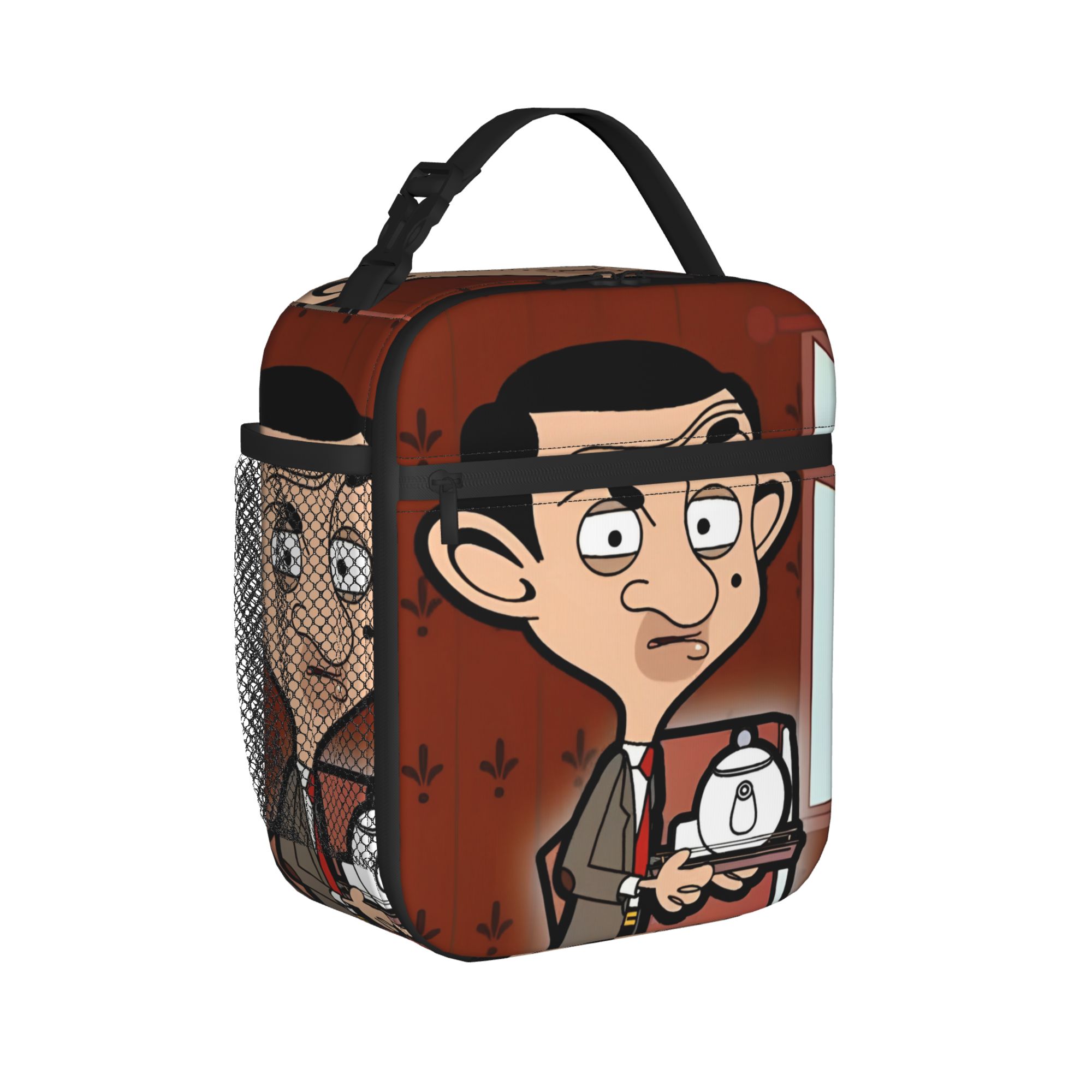 Tote Bag Sublimation - Mr Bean Insulated Lunch Bags Cooler