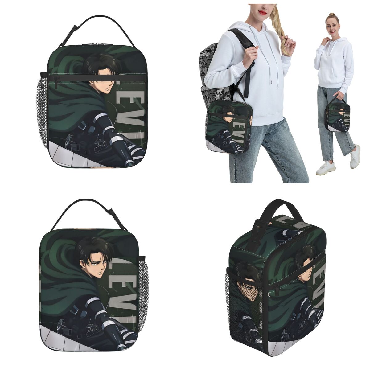 Levi Ackerman AOT Manga Insula - Tote Bag Sublimation ulasan dan harga