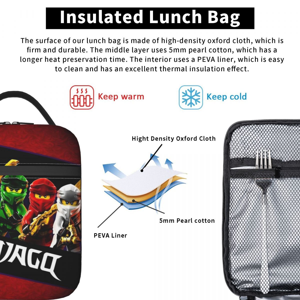 Custom Phantoms N-Ninjagos Ins - Tote Bag Sublimation ulasan dan harga