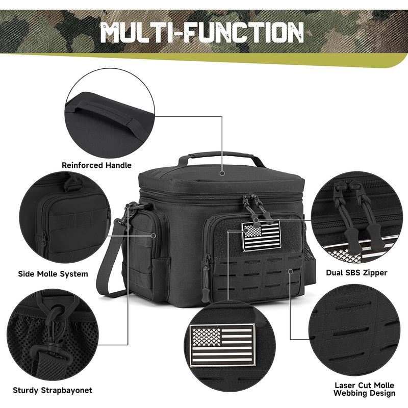 Tactical Style Insulated Lunch - Tote Bag Sublimation ulasan dan harga