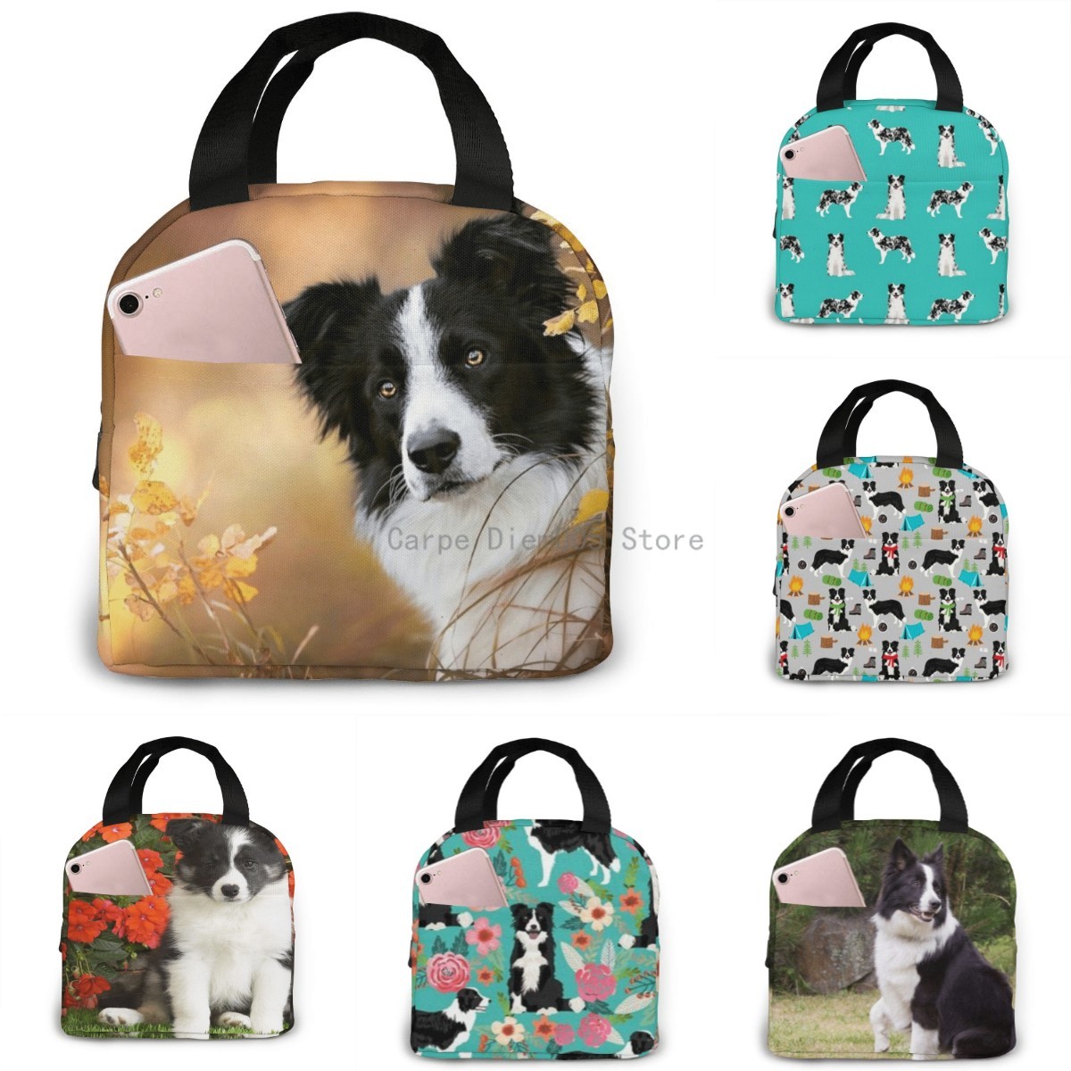 Lunch Bag Young Border Collie  - Tote Bag Sublimation ulasan dan harga