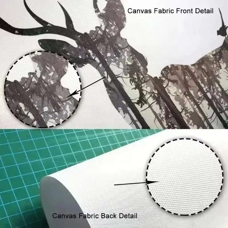 2D Flat, 3pcs, wrapped canvas, - Canvas Wrap Ready ulasan dan harga