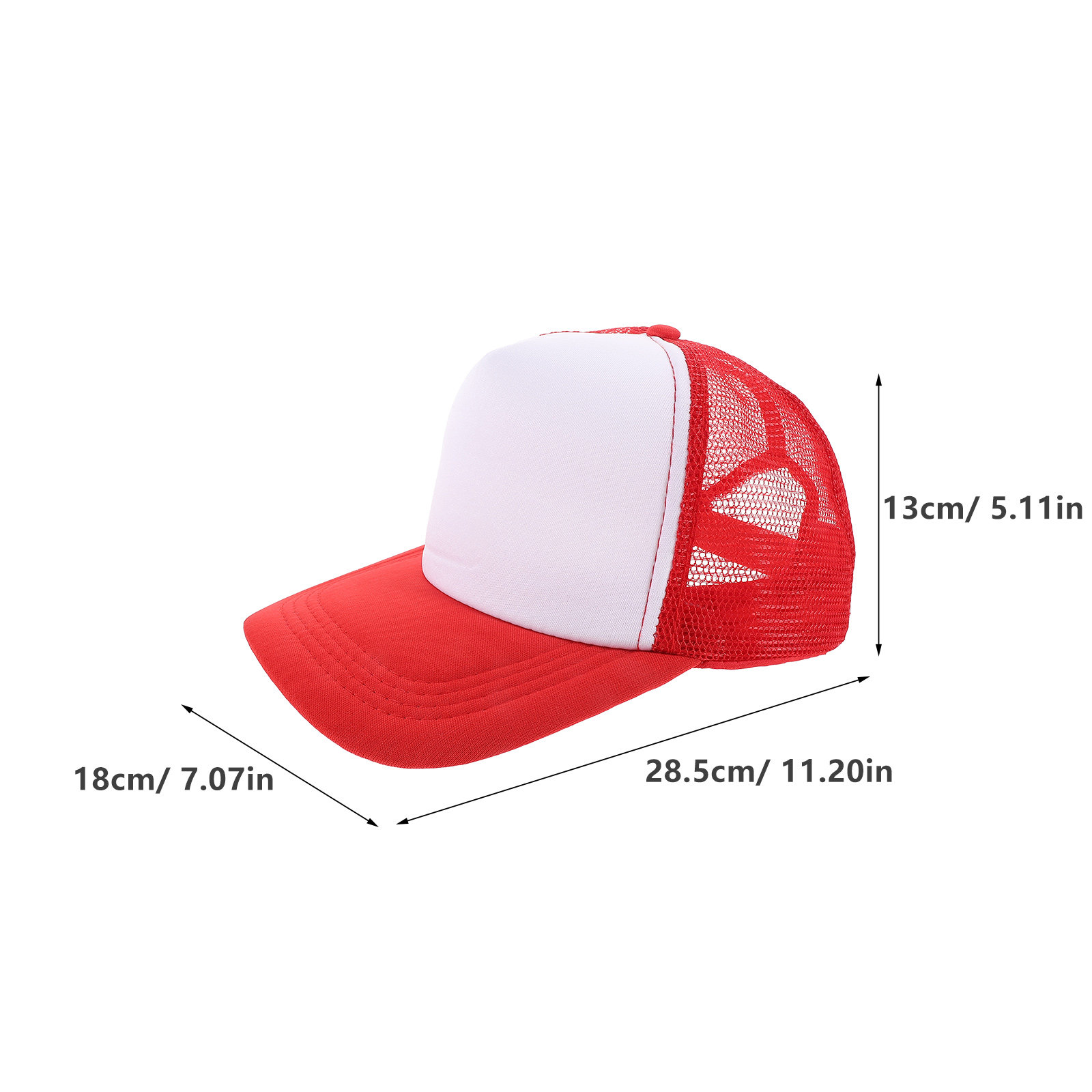 10Pcs Blank Mesh Baseball Hat  - Hat Sublimation Blank ulasan dan harga