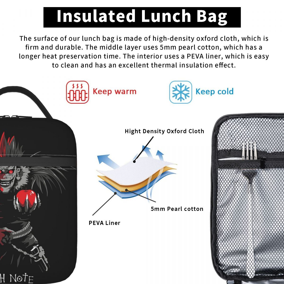 Anime Death Note L-Lawliet Ins - Tote Bag Sublimation ulasan dan harga