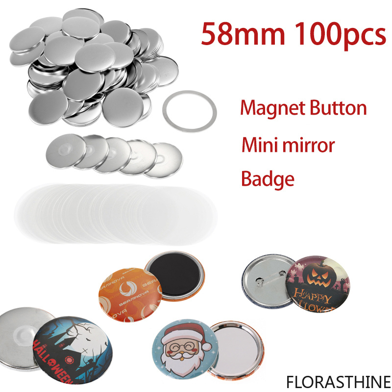 100set 58mm Blank Pin Button B - Button Badge Blank ulasan dan harga