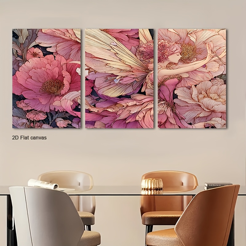 Frameless Canvas 3pcs Framed P - Canvas Wrap Ready ulasan dan harga
